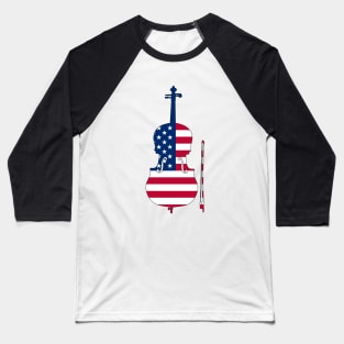 American Violin Baseball T-Shirt